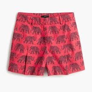 4/$20 elephant printed shorts